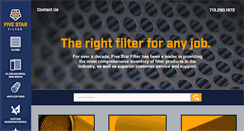 Desktop Screenshot of 5starfilter.com